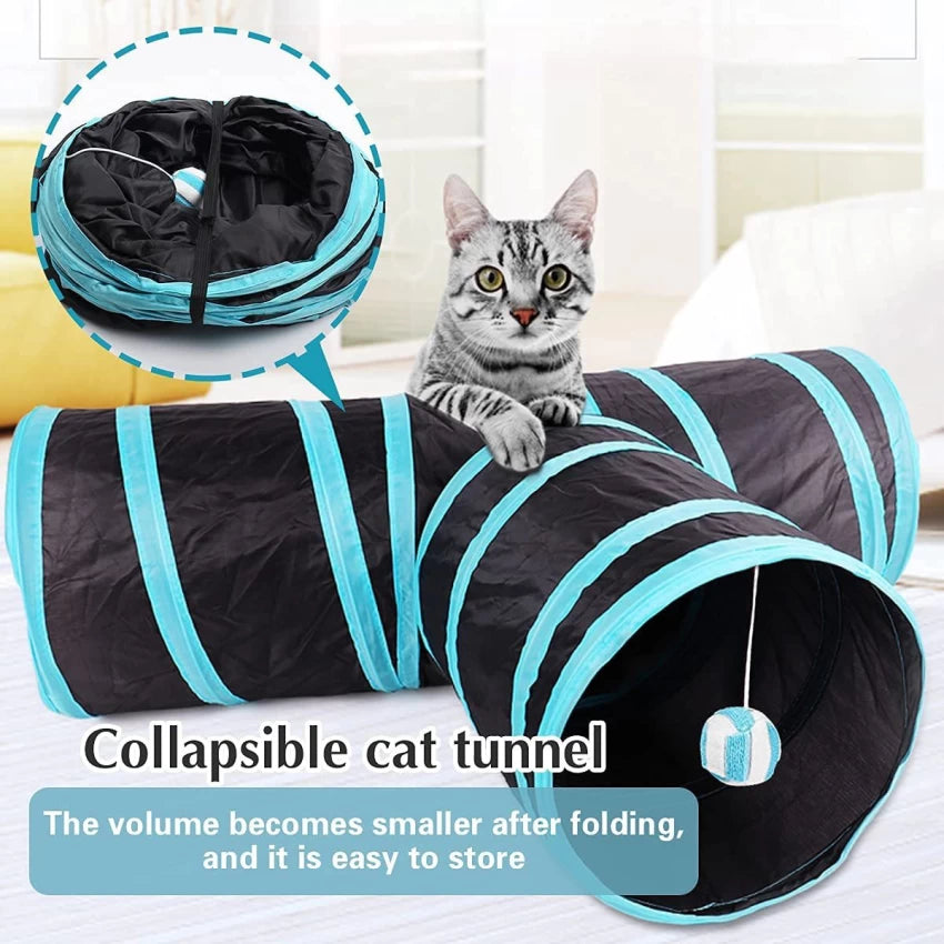 Foldable Pet Tunnel Toy